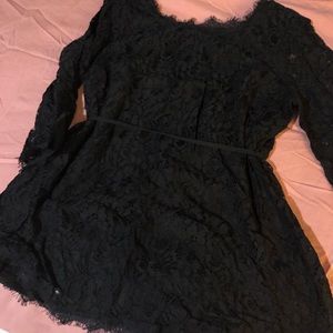 cute Maternity Lace with under layer Top